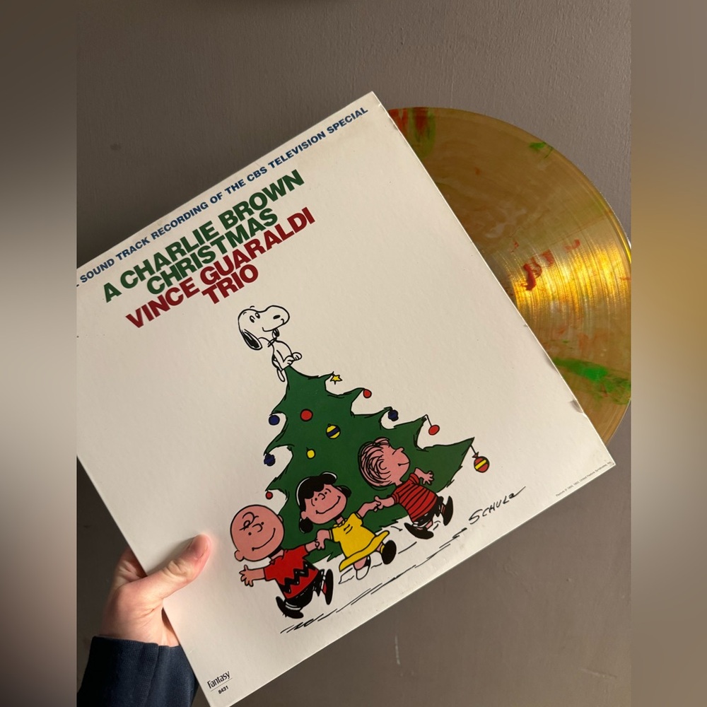 Charlie Brown Christmas Vinyl Green/Red Splatter